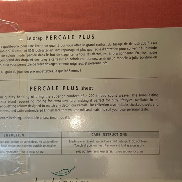 Percale plus 200-thread-count contour sheet - Picture 7 of 8